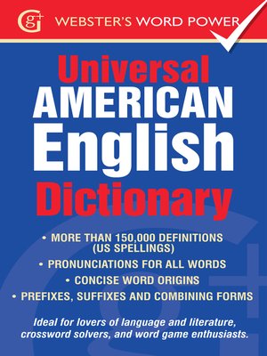 cover image of The Webster's Universal American English Dictionary